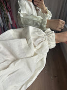 White Linen Isobel Dress mini lengthIMG_0812.JPG